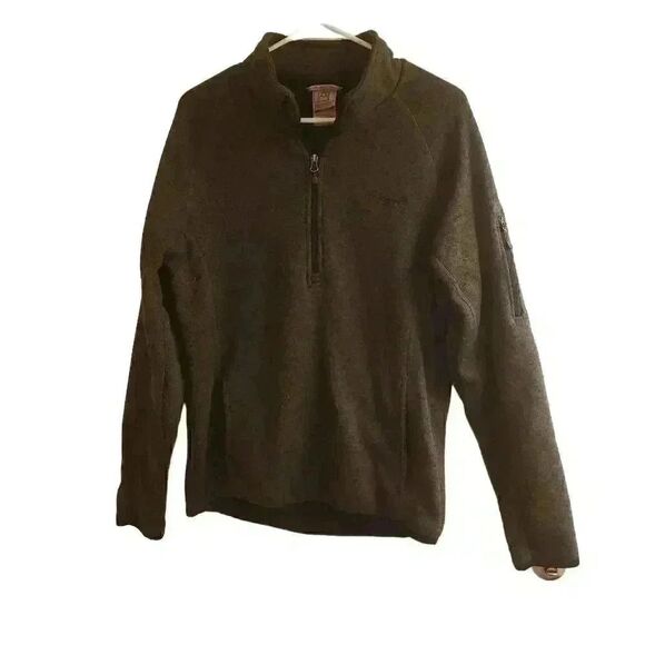 𝅺Avalanche Men's Green 1/4 Zip Pullover Sweater Jacket - Picture 1 of 8